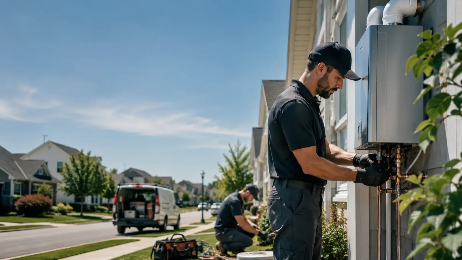 Tankless Water Heater Installation in Sarona, WI
